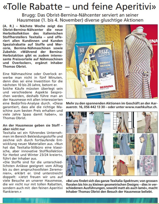 Bernina Hausmesse 2023